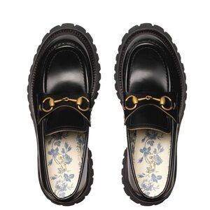Gucci Horsebit Lug Sole Loafers